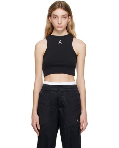 Nike Rib Tank Top - Black