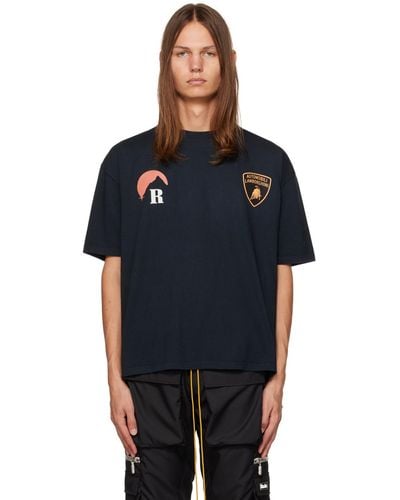 Rhude Black Lamborghini Moonlight T-shirt