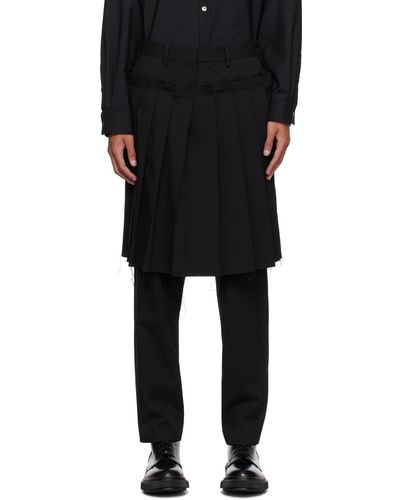 Undercover Laye Trousers - Black
