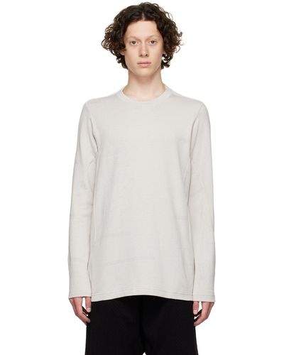BYBORRE Organic Cotton Long Sleeve T-shirt - Gray
