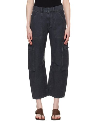 Citizens of Humanity Marcelle Low Slung Cargo Trousers - Black