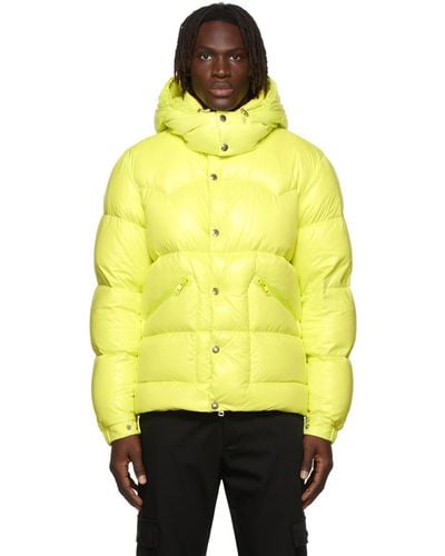Moncler Down Quilted Coutard Jacket - Yellow