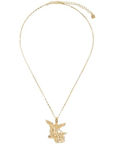 Veneda Carter Collier vc022 doré à pendentif saint michael archangel - Blanc