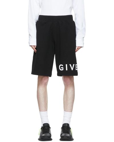 Givenchy Black Cotton Shorts