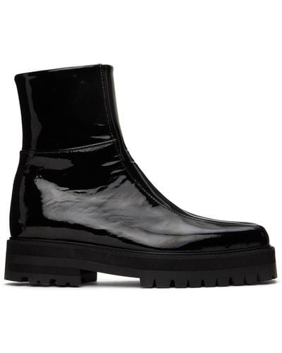Ernest W. Baker Platform Zipped Boots - Black