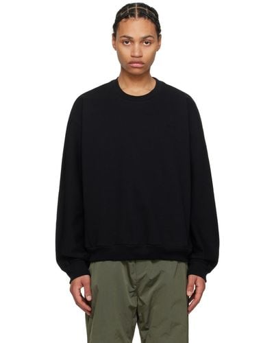 Juun.J Embroide Sweatshirt - Black