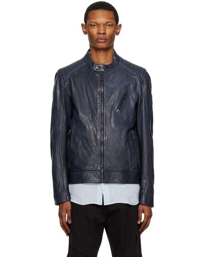 Belstaff Leather jackets for Men | Online Sale up to 54% off | Lyst