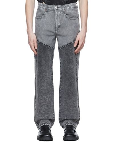 ANDERSSON BELL Gray Tom Reverse Jeans - Multicolor