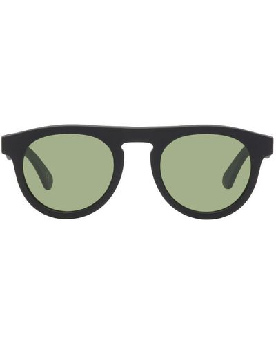 Retrosuperfuture Retrosuperfuture Black Racer Sunglasses - Green