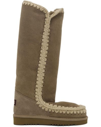 Mou 40 Shearling Boots - Brown
