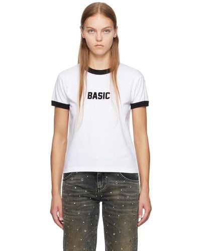 Gcds ホワイト Basic Tシャツ