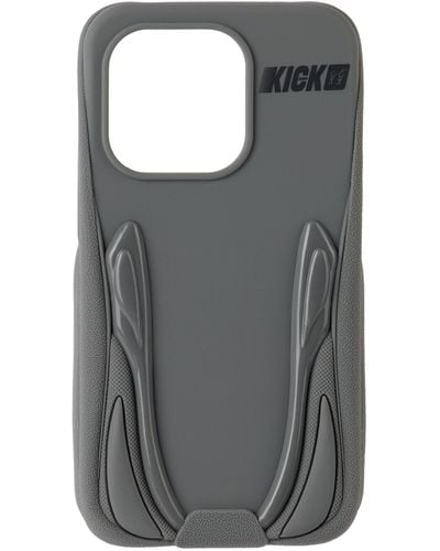 Urban Sophistication 'The Kick' Iphone 14 Pro Case - Gray