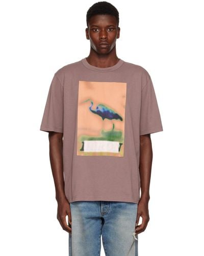 Heron Preston Purple Heron Censored T-shirt - Multicolour