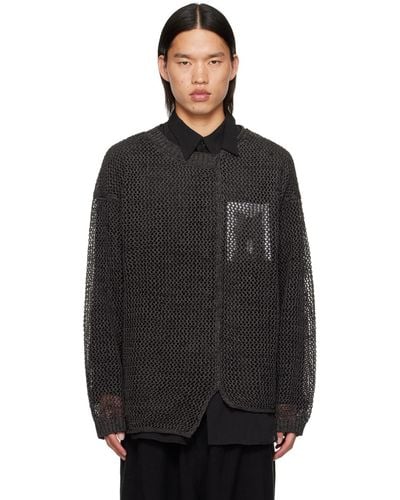 Yohji Yamamoto Uneven Sweater - Black