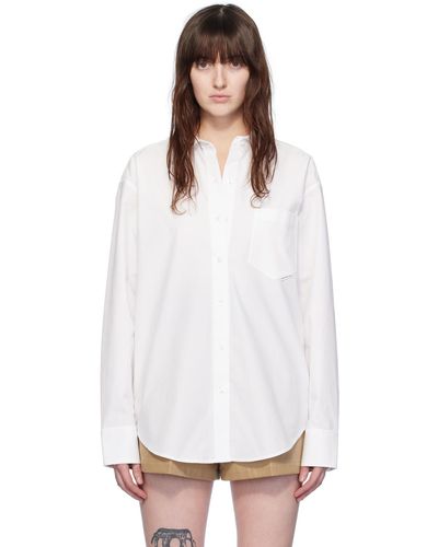 T By Alexander Wang Chemise blanche à poche