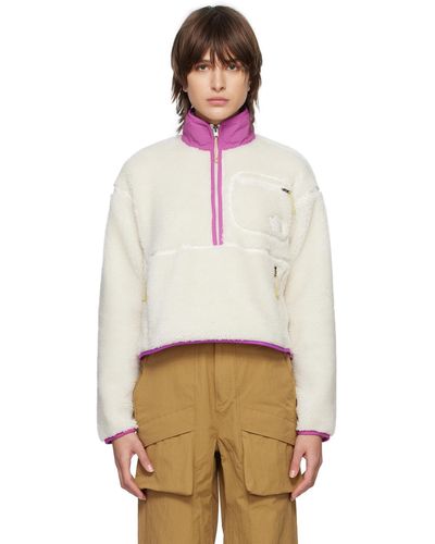 The North Face Pull molletonné extreme pile blanc - Multicolore