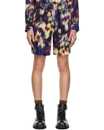 Isabel Marant Multicolour Vataya Shorts - Black