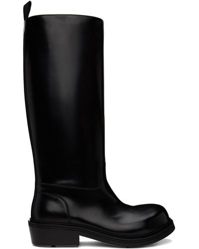 Bottega Veneta Black Fireman Boots