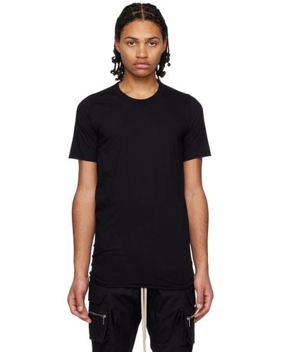 Rick Owens Basic Tシャツ - ブラック