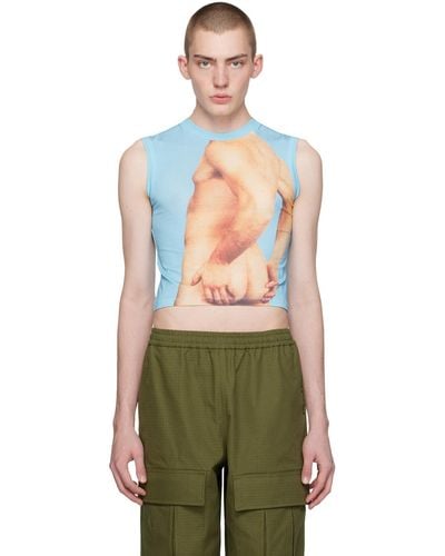 Carne Bollente 'touch With The Eyes' Tank Top - Green