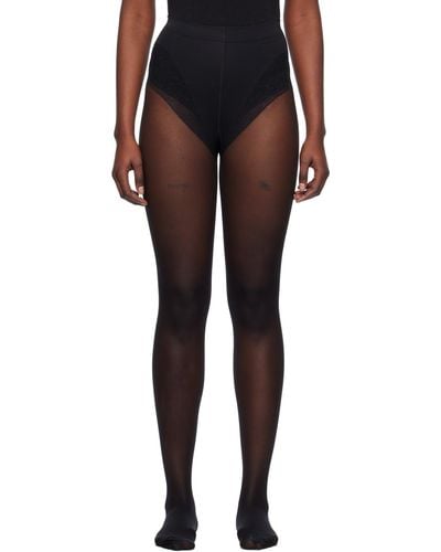 Wolford Black Tummy 20 Control Top Tights