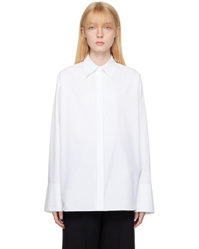 Valentino Chemise blanche à dos ouvert