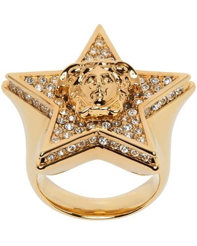 Versace Gold Galaxy Ring - Metallic