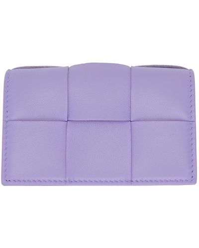 Bottega Veneta Porte-cartes mauve - Violet