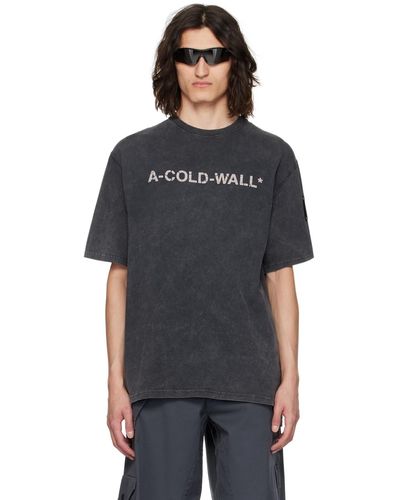 A_COLD_WALL* * Overdye T-shirt - Black