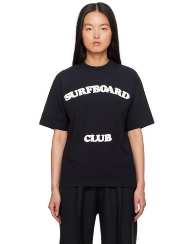 Stockholm Surfboard Club Stockholm (surfboard) Club Printed T-shirt - Black