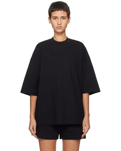 Fear Of God Black 'the Lounge' T-shirt