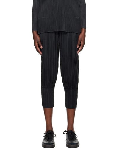 Pleats Please Issey Miyake Black Thicker Bottoms 2 Pants