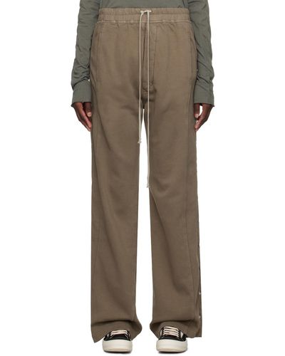 Rick Owens Pantalon de détente pusher gris - Multicolore