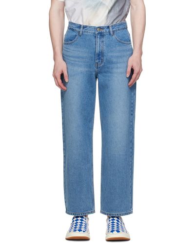 Adererror Significant Tag Jeans - Blue