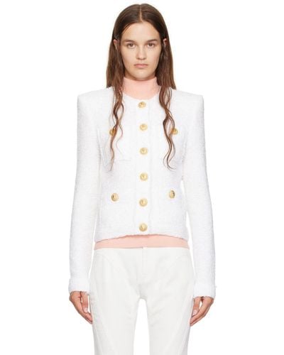 Balmain Miami 4 Pocket Jacket - White