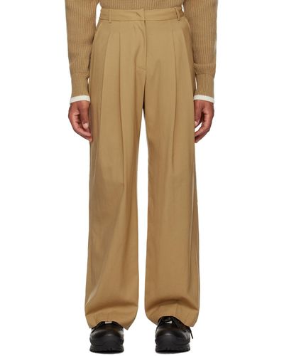 Low Classic Basic Trousers - Natural
