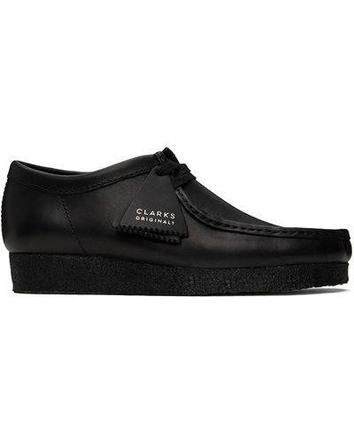 Clarks Derbys wallabee noirs