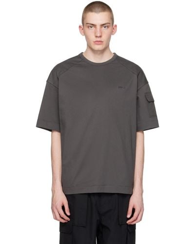 Juun.J Flap Pocket T-shirt - Grey