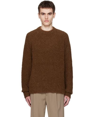 BERNER KUHL Crewneck Sweater - Brown