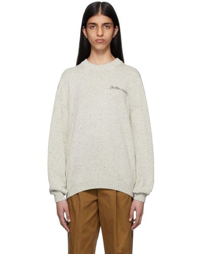 Holzweiler Off-white Saturn Sweater - Multicolor