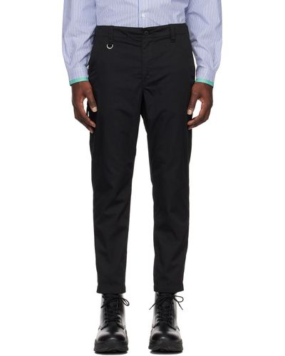 Uniform Experiment Side Pocket Pants - Black