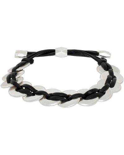 Isabel Marant Leather Bracelet - Black