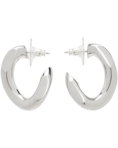 Isabel Marant Silver Links Earrings - Black
