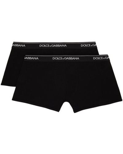 Dolce & Gabbana ボクサー 2枚セット - ブラック