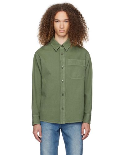 A.P.C. . Green Basile Shirt
