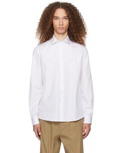 Sunspel Buttoned Shirt - White