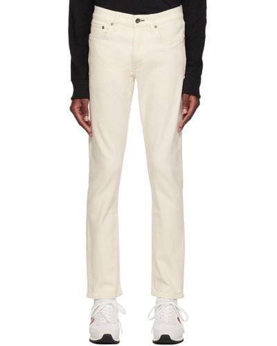 Rag & Bone Off-white Fit 2 Jeans - Multicolour
