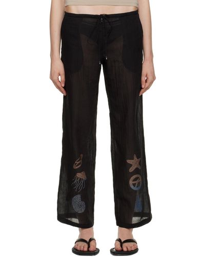 TheOpen Product Sea Collection Lounge Trousers - Black