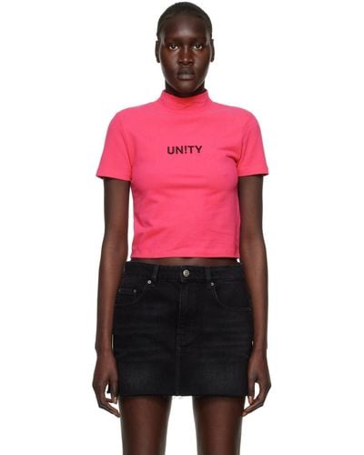 Ksubi Pink 'unity' T-shirt