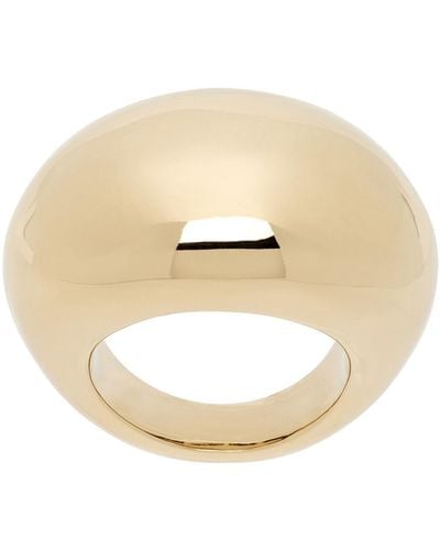 NUMBERING #5406 Oval Dome Volume Ring - Metallic